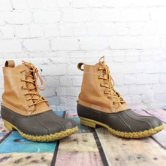LL BEAN Waterproof Duck Boots Bean Boots M 9  L 11 - Picture 3 of 9